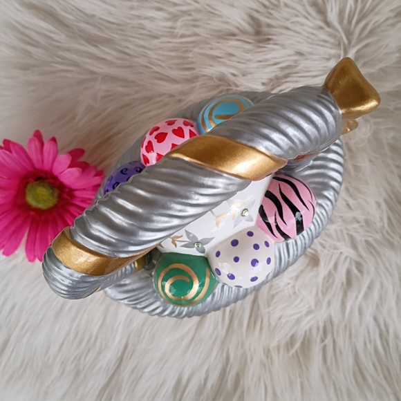 Timmy Woods Wooden Easter Egg Basket - Picture 8 of 10